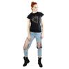 Guardians Of The Galaxy Damen/Damen Rocket Raccoon Neon Baumwoll-T-Shirt