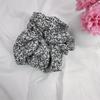 Elegant Retro Fabric Scrunchie for Women's Bun Hairstyles