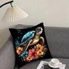 Hawaiian turtle Cushion Cover Pillowcase Ultra Soft Skin Friendly Fabric Cloud Like Comfort  Concealed Zipper