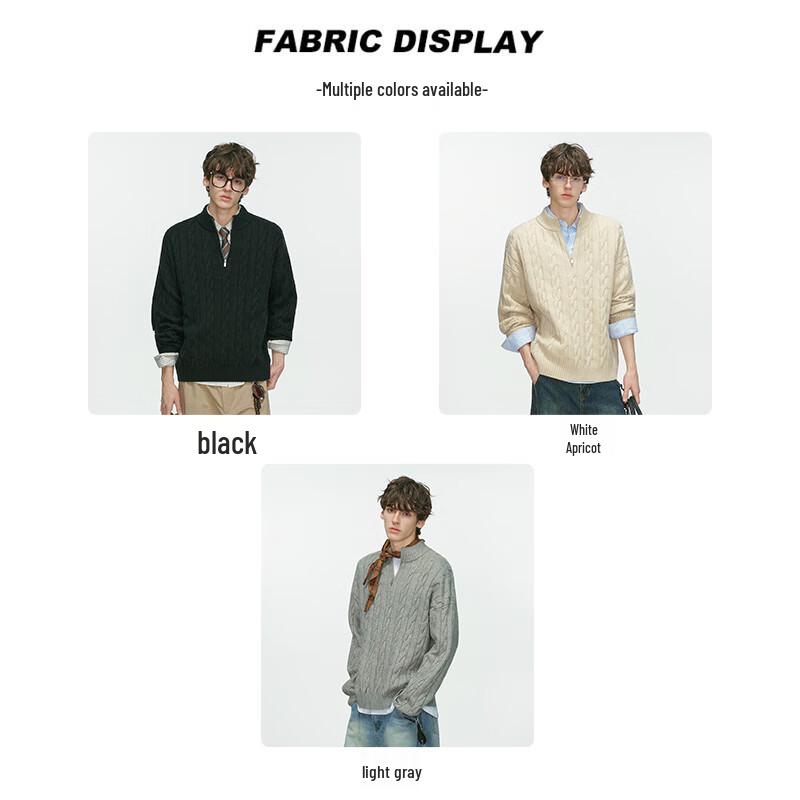 VUUG Men's Winter Pullover Knit Sweater