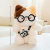 1520Cm Kawaii Cats Plush Toys With Camera Soft Stuffed Animal Lovely Kitten Cuddly Pillow Baby Accompany Doll Kids Gift