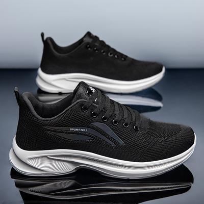 Men's Shoes Mesh Fly-woven Breathable Sports Casual Shoes Lightweight Non-slip Wear-resistant Comfortable Shoes