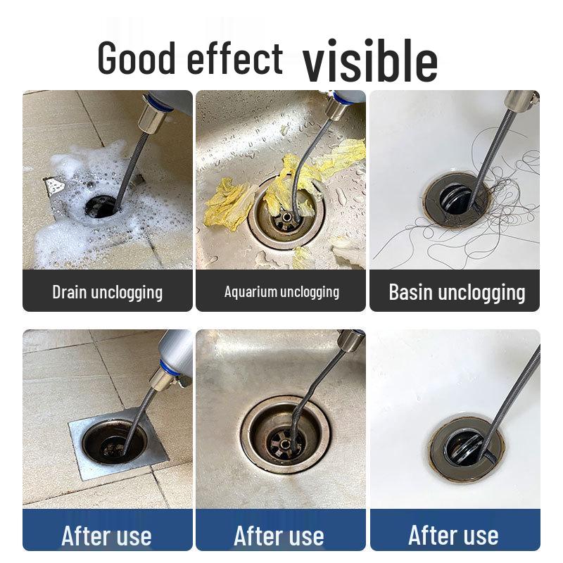 Multifunctional Toilet & Kitchen Pipe Unblocking Tool