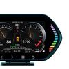 OBD2 Gauge Display, Car HUD Heads Up Display, 360 Degree Split
