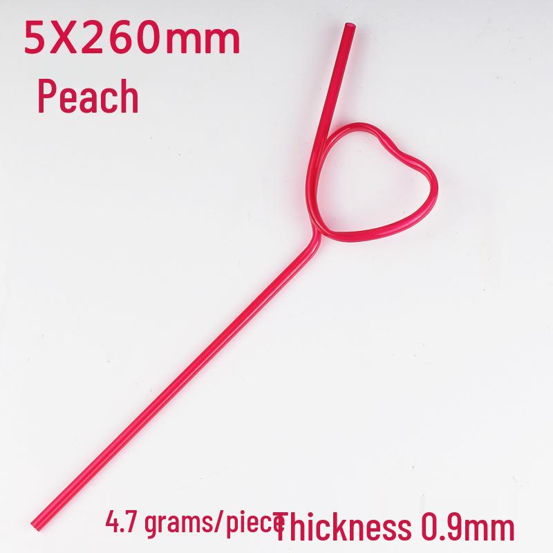 Eco-friendly PETG Crystal Shaped Straws - Creative, Cute, Disposable Party Tubes