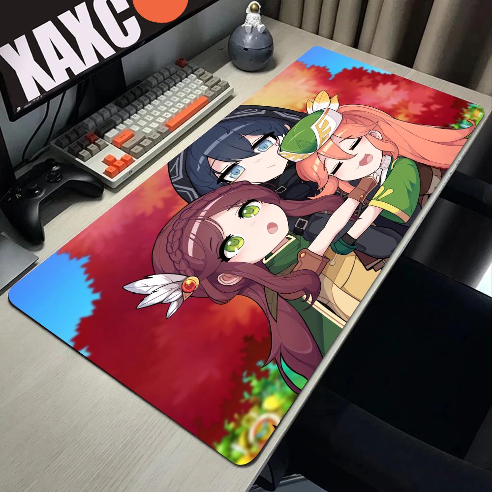 HD Maplestory Mauspads Anime Tastaturmatten Große PC-Gamer Schrankmatten Mause Niedliche Schreibtischaccessoires Mauspads Personalisiert
