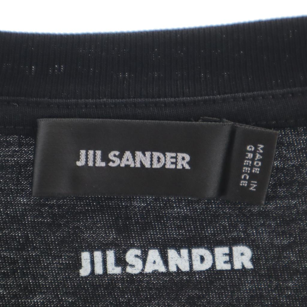 JIL SANDER Made in greece Short sleeve V neck T-shirt L black Plain Men's Used