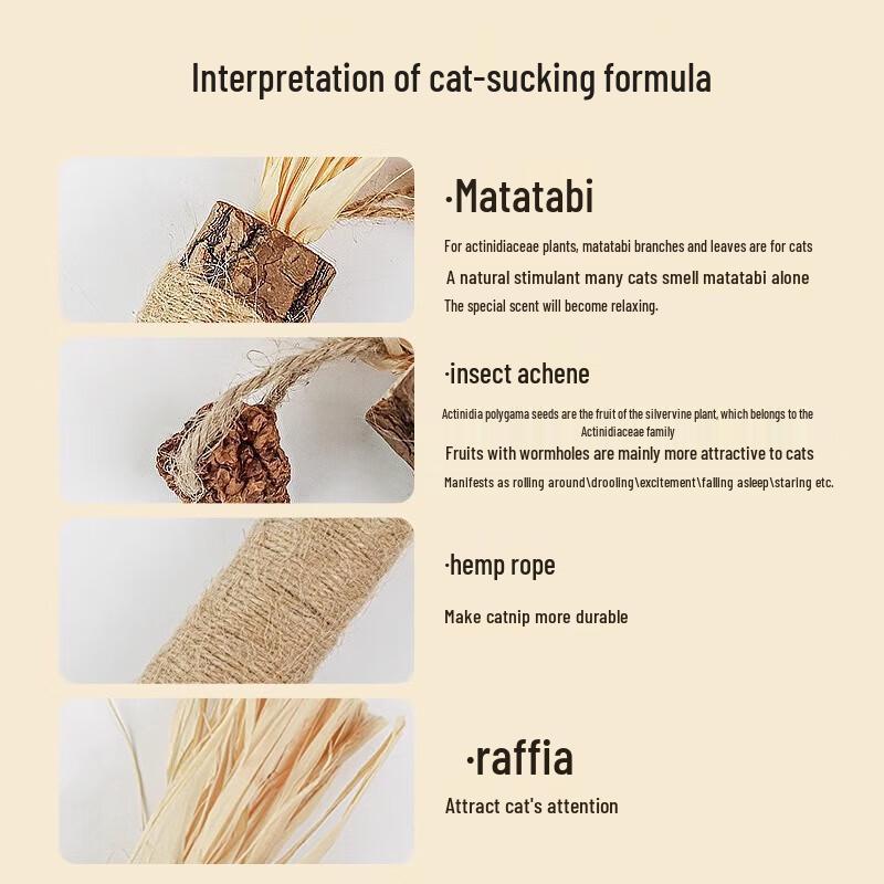 Extra Large Catnip Grinding Stick Set