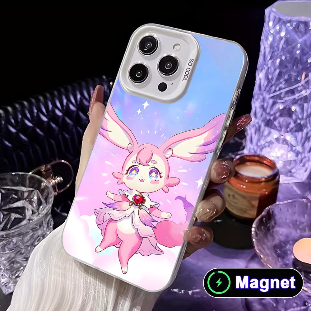 HSR Mem White Translucent MagSafe Mobile Phone Case for iPhone 17 16 15 14 13 12 11 X XR XS Air Pro Max Plus Cover