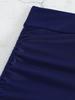 2025 Plus Size Sexy Solid Color Bikini & Beach Shorts