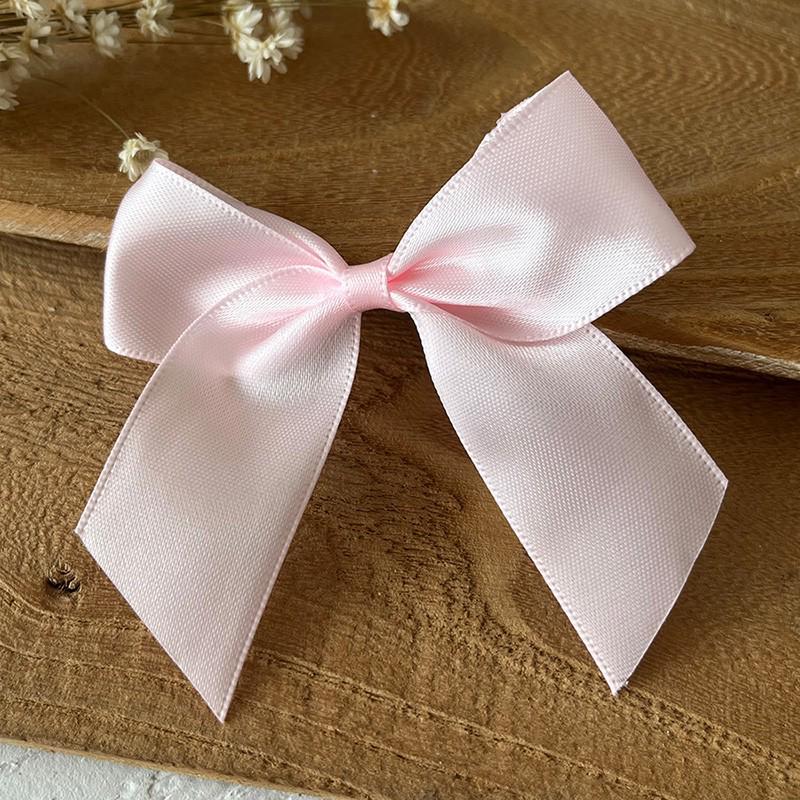 2.5cm Wide Handmade Ribbon Bow Knot for DIY Clothing & Hair Accessories, Card Holders, and Decorations