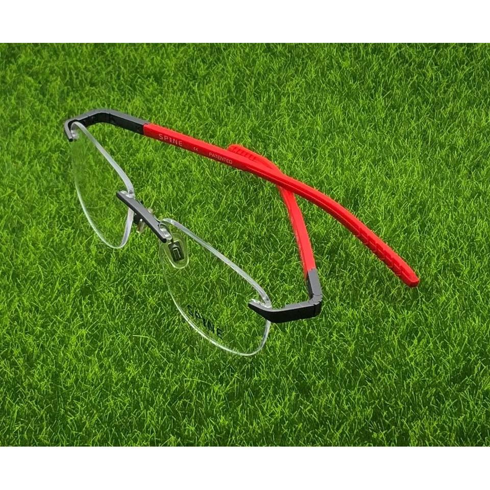 

Spine spectacle SP2417-985Red Rimless Eyeglasses Eyewear frame techno men women JL156871874384