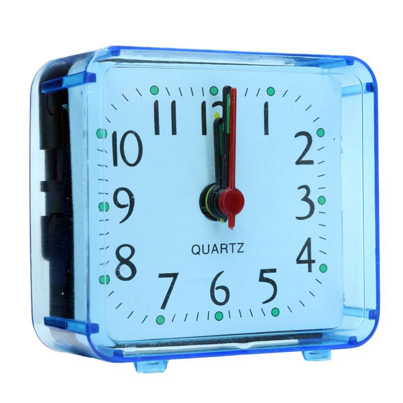 Creative Silent Alarm Clock Night Light Bedroom Bedside Office Small Alarm Clock Need Battery Loud Twin Bell Quartz