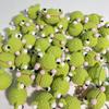 4cm Cute Crochet Keychains Knitting Funny Frog Keychain Creative Key Holder For Keys Storage Bag Knitted Doll Keyrings Wholesale