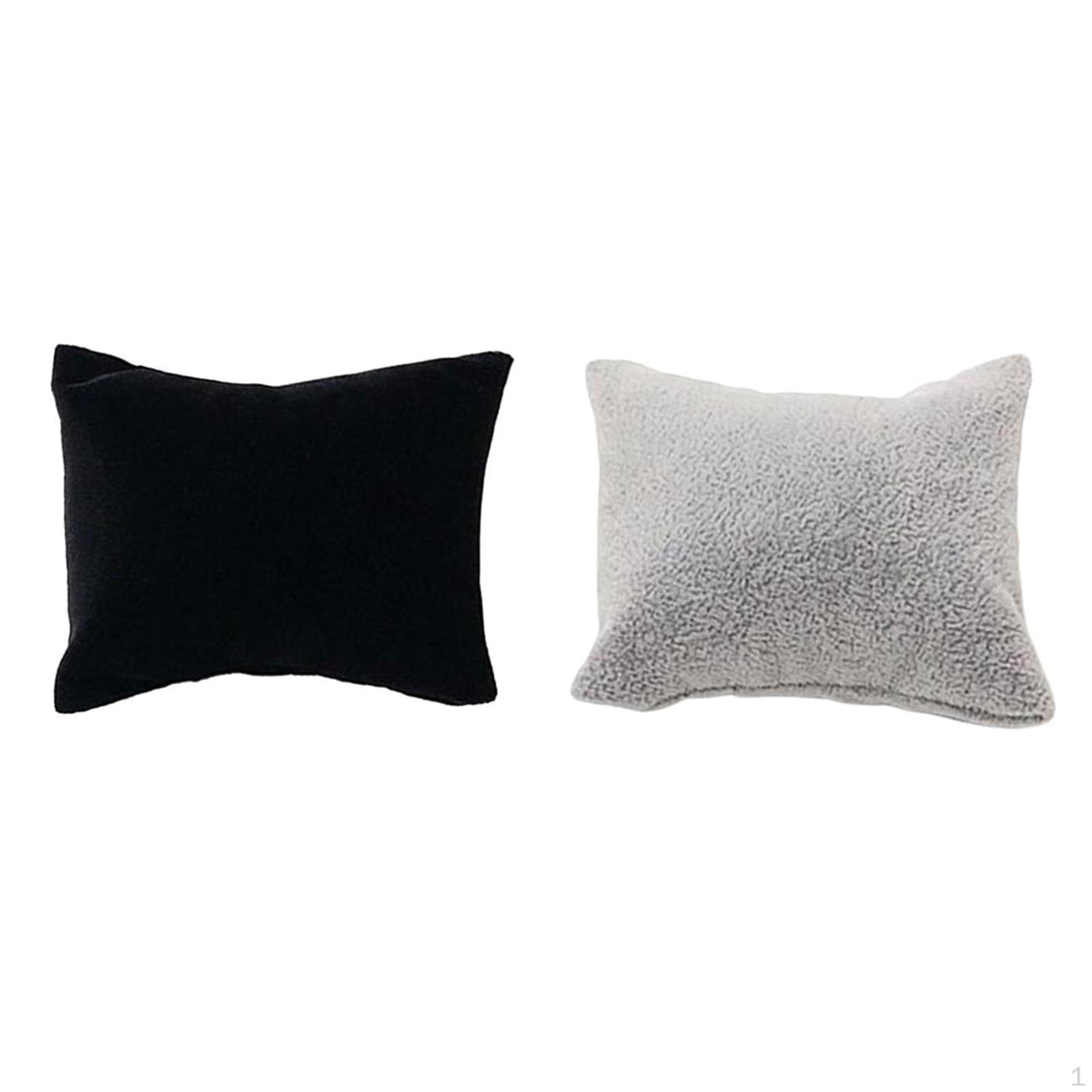 

2x Подушка-дисплей для ювелирных изделий 7x8см Бархатная мини-подушка для часов, браслетов