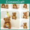 Teddy Bear Pastry Chef Bread Plush Toy Ornaments Children Christmas Holiday Gift
