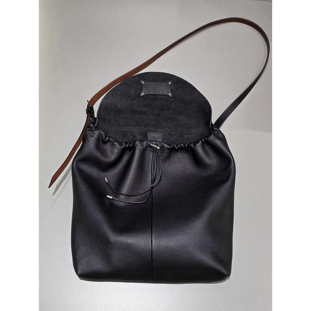 The first layer of cowhide crossbody bag retro large capacity tote bag women's fashion commuter shoulder bag genuine leather