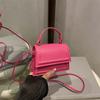 Bolso Bandolera Blanco Mini con Asa Superior Para Mujer Estilo Casual Bolso Pequeño de Hombro Con Correa Desmontable Para Uso Diario y Streetwear