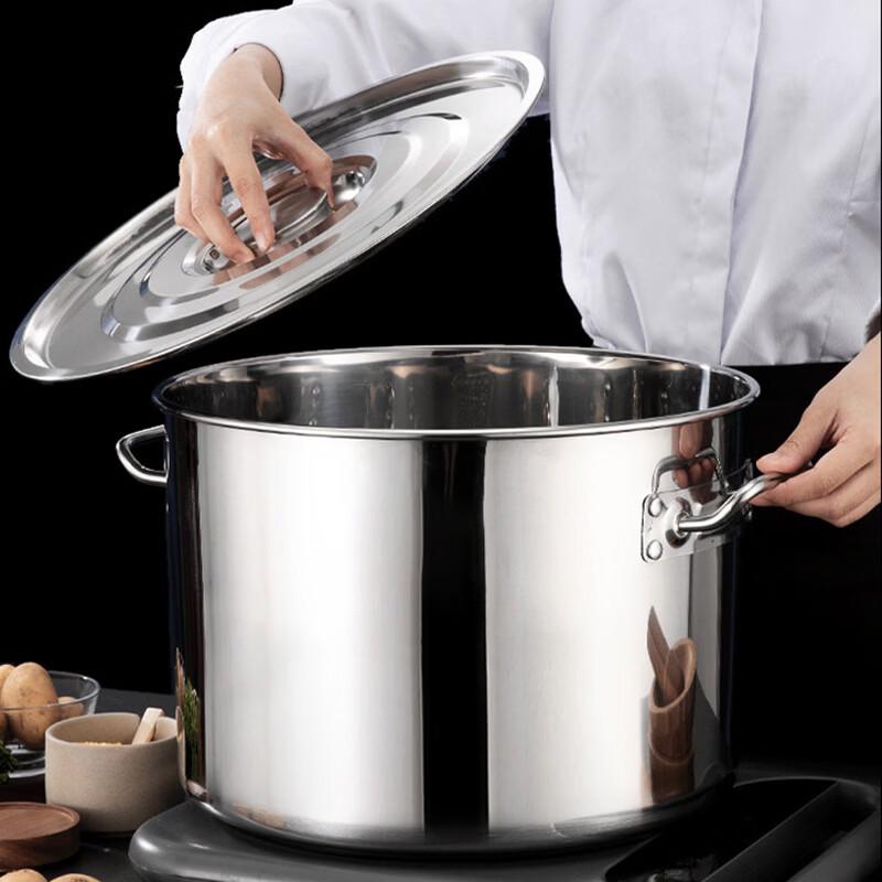 Changbaosen 201 Stainless Steel Double-Handle Soup Pot