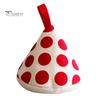 Scald-Proof Pot Handle Cover Triangle Cotton Heat Resistant Dot Print Hanging Loop Sleeve Thick Mini Kitchen Griddle Frying Pan Lid Grip Holder