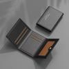 Fashion Men Card Wallets Large Capacity Solid Color Card Holder Multi-card Multifunctional Popup Card Bag Women