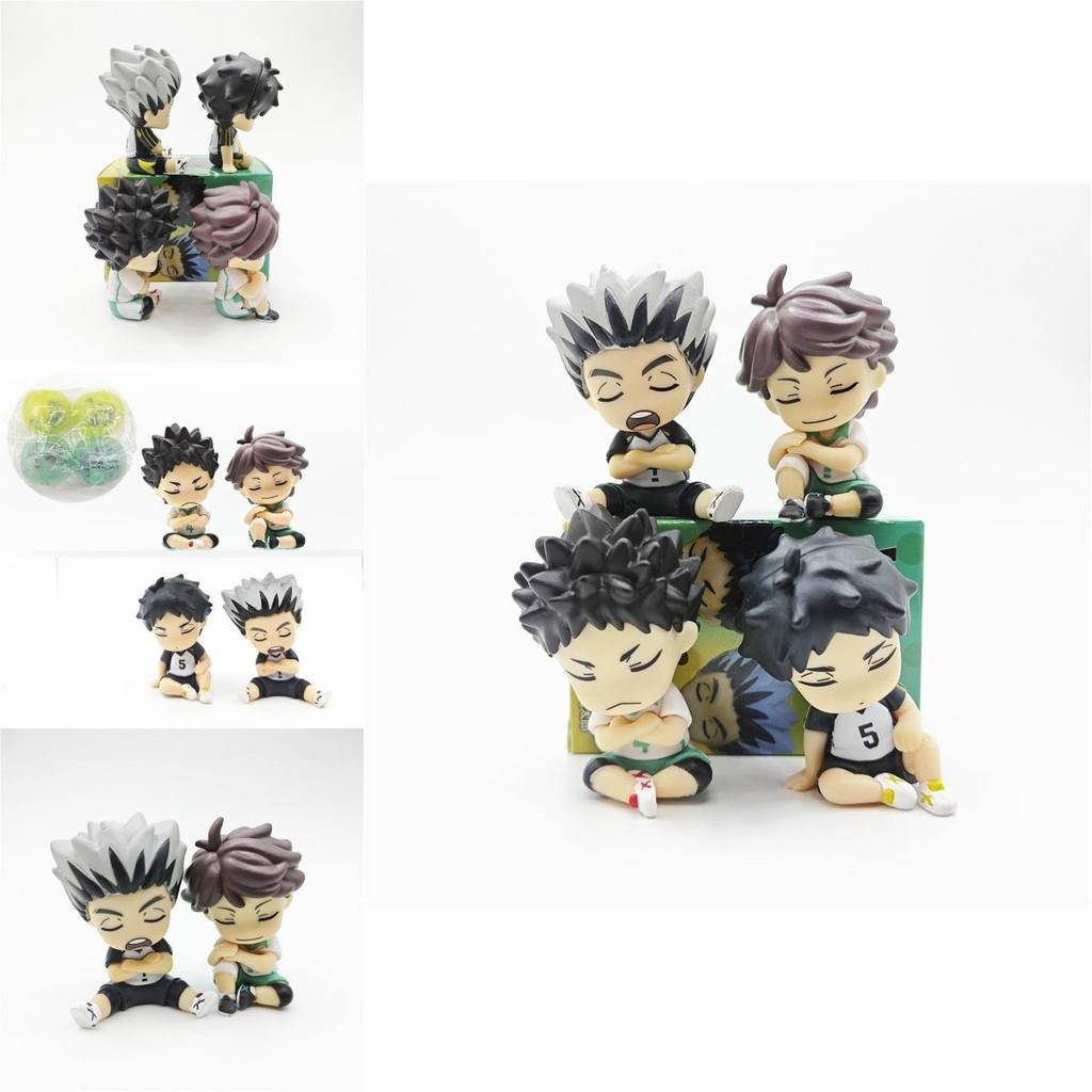 Collectible Haikyuu Shoulder To Shoulder Sleep Series 2 Pvc Figures For Anime Fans