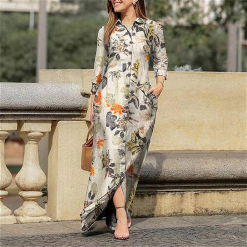 BITCED Fashion Autumn Winter V-Neck Long Sleeve Casual Dresses