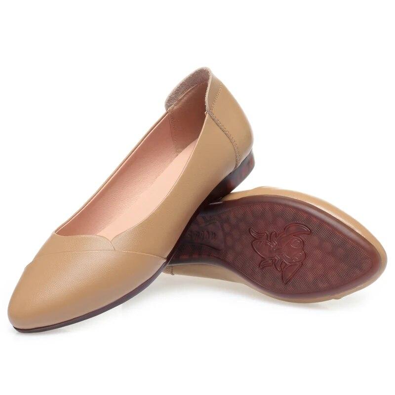 Chaussures plates pour femmes chaussures décontractées de printemps femmes chaussures de maman antidérapantes de grande taille