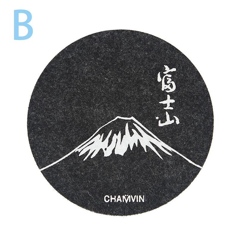 

5 шт. круглых фетровых подставок для обеденного стола, защитная накладка, термостойкий коврик для чашки, кофе, чая, кружки, подставки для кухонных принадлежностей