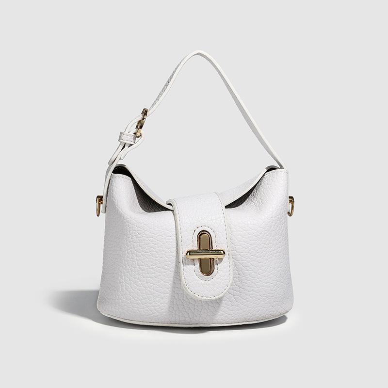 Single Shoulder Handbag Casual High Fashion Handbag Women S Niche Commuter Underarm Bag Versatile белый