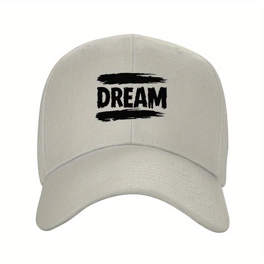 Bold Dream Brushstroke Baseball Cap Unisex Polyester Adjustable Outdoor Sports Hat
