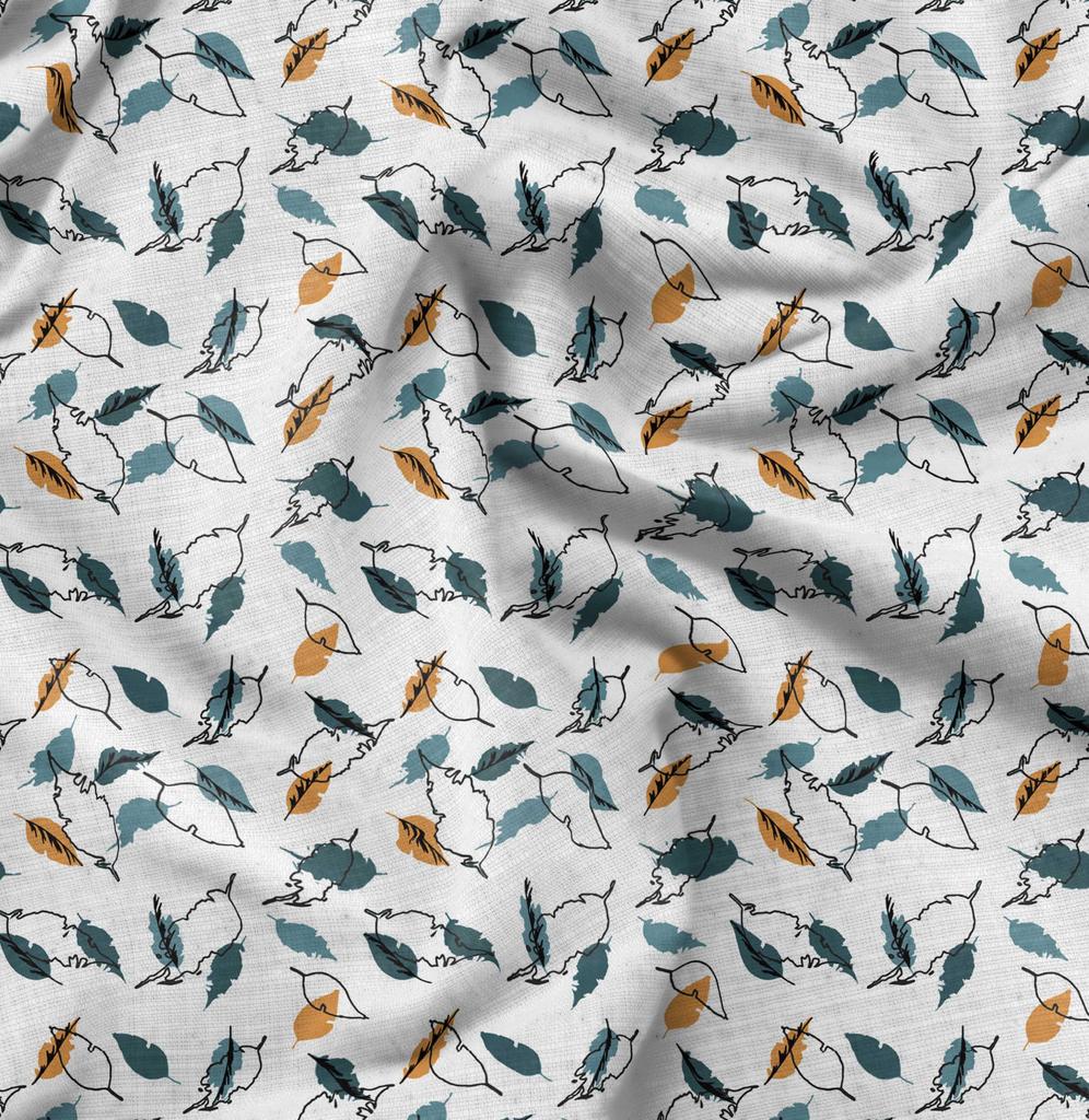 Soimoi Floral Print, Silk Fabric, Decor Sewing Fabric by The Yard 42 Inch Wide,  Decorative Fabric for Shirts Suits Ties, Black &