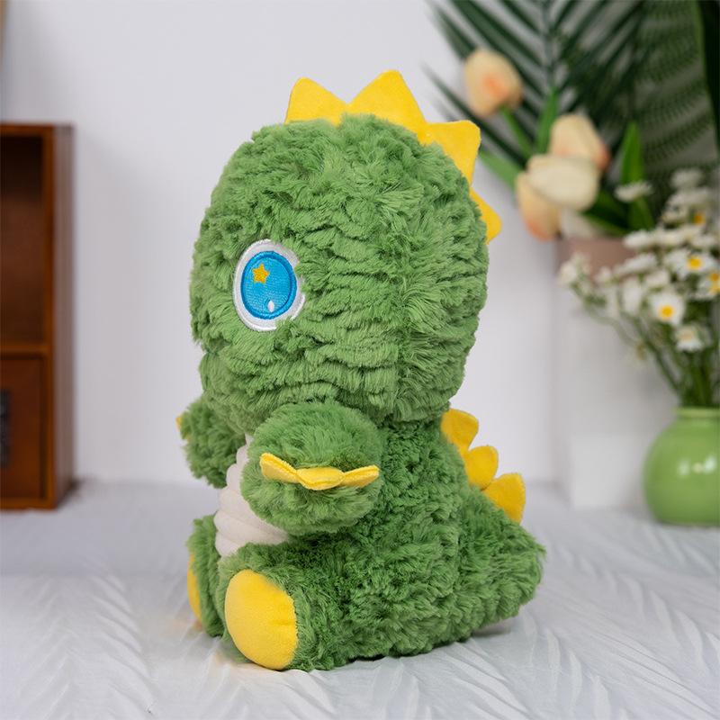 Big-eyed Dinosaur Doll Plush Toy Boy Gift Wedding Throwing Eight Inches Doll Grab Machine Doll
