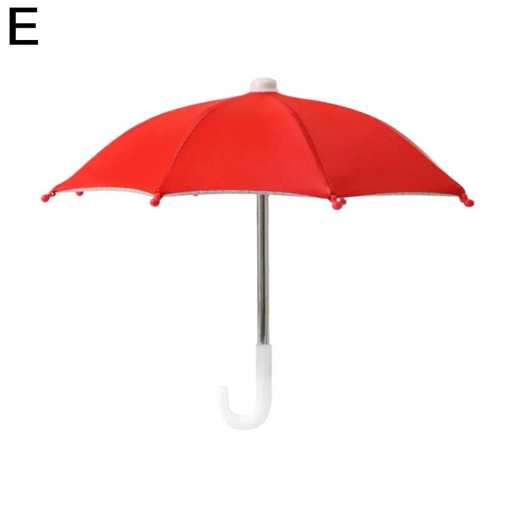 Phone Umbrella With Fist Suction Cup UV Protection Shade Phone Umbrella Sun Mini Universal Windproof Phone Accessories Mobi A8M2