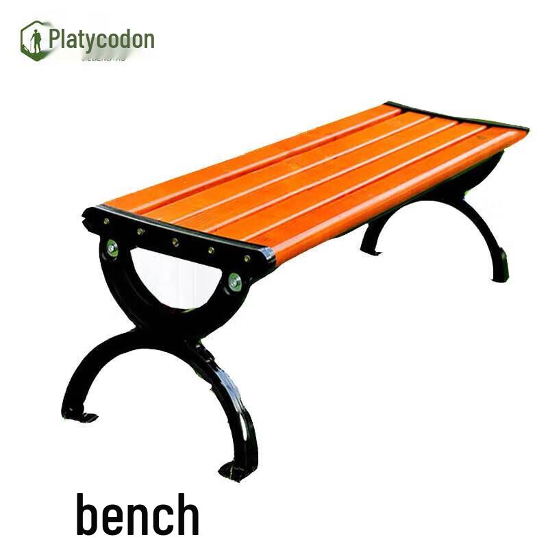 Парковая скамья из литого алюминия для улицы