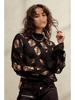 Spring/Summer 2023 Women's Knitted Crop Top with Hollow Design