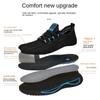 Labor Insurance Shoes Men's Anti-smash and Anti-puncture Solid Bottom Safety Shoes Steel Head Breathable Work Shoes