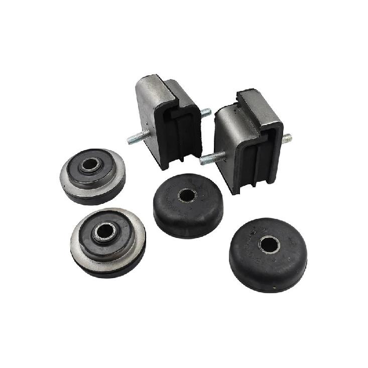 1 Set Engine Mounting Rubber Cushion Feet Bumper Compatible with Hitachi Excavator EX120-2