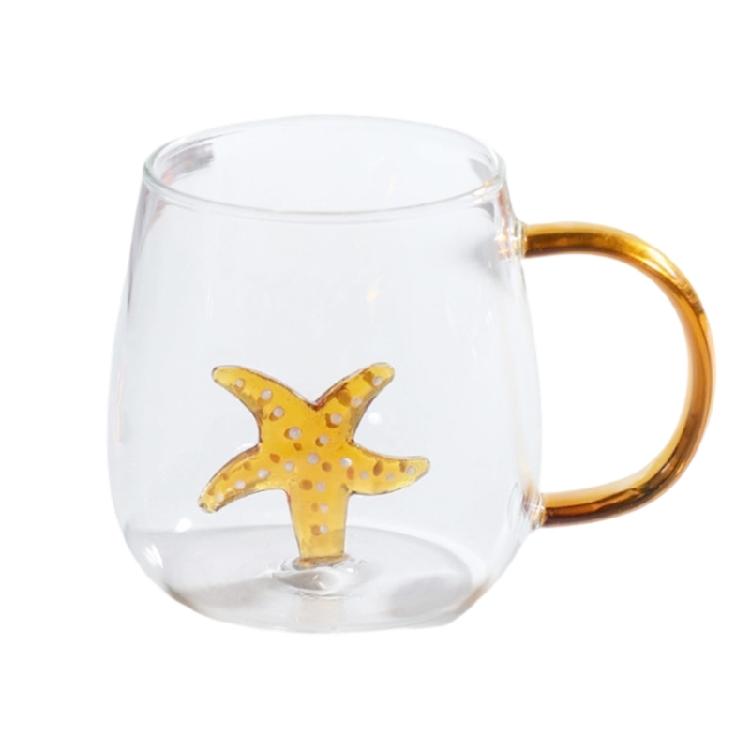 

Мультяшний візерунок Боросилікатний скляний посуд Термостійкий посуд для напоїв Чашка для пиття для гарячої кави та холодних напоїв