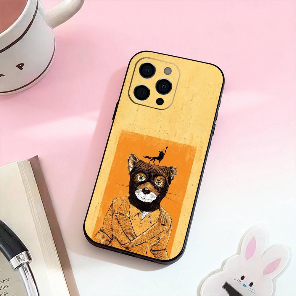The F-Fantastic Mr. Fox Phone Case Silicone Soft For IPhone 17,16,15,14,13,12,11,XS,Plus Pro Max