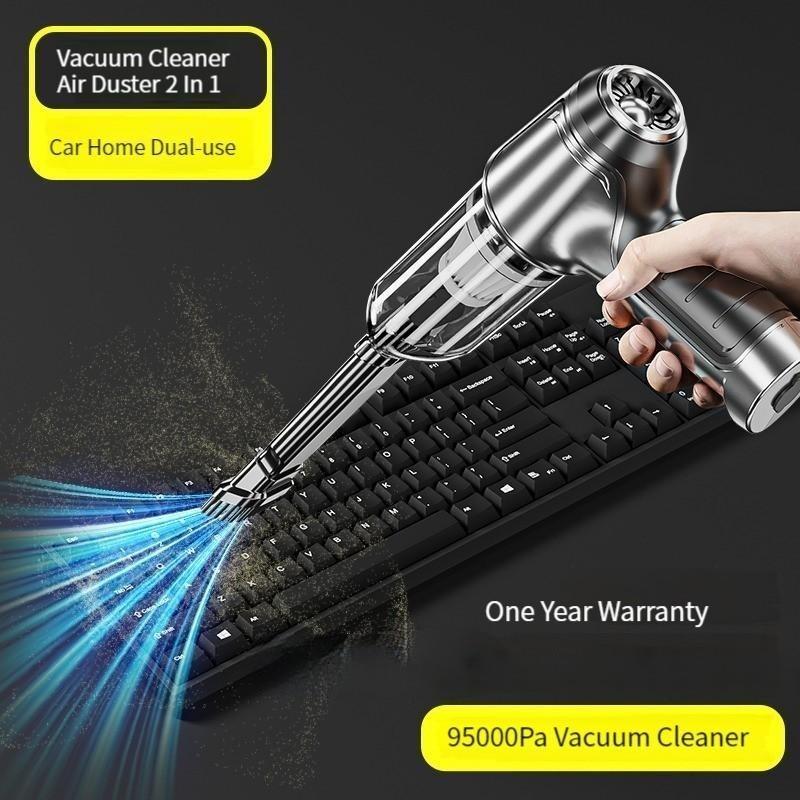 95000Pa aspirador de pó portátil sem fio para carro, mini aspirador de pó para carro, casa, teclado, robô de limpeza