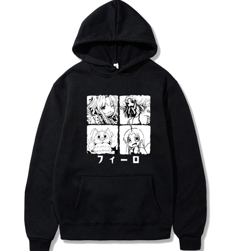 The Rising of The Shield Hero Hettegenser Herre og Dame Harajuku Pullover Street Wear Unisex Plysjet Merke Genser