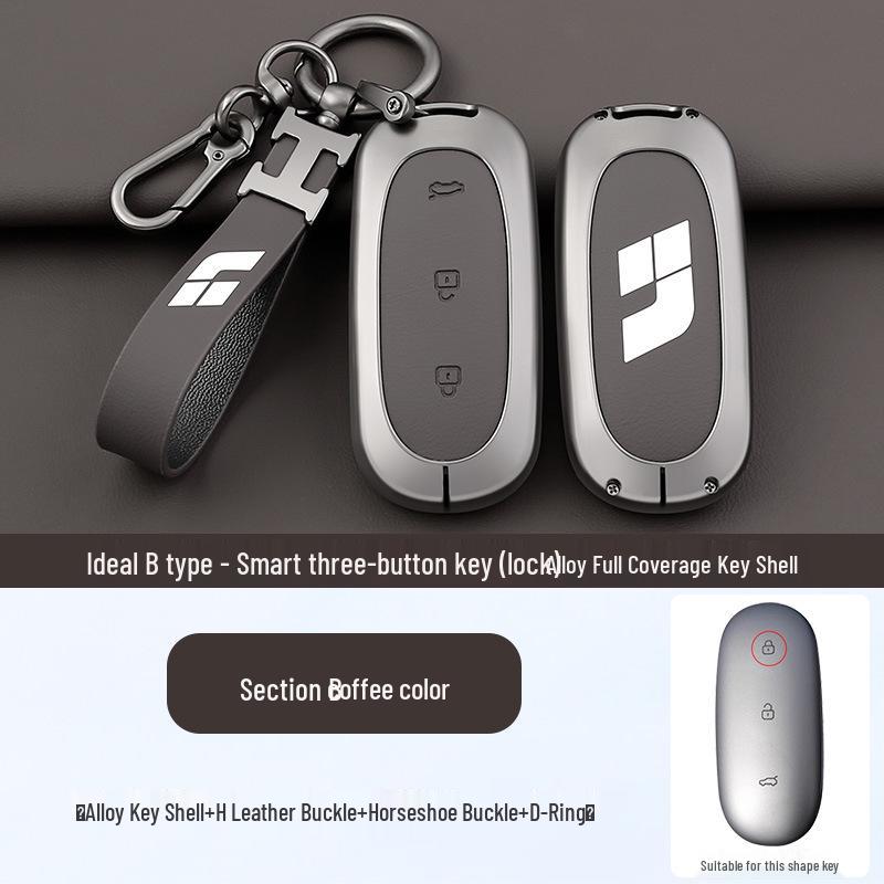 Ideal L9 Key Case: Premium Metal Protective Shell for L8/L7MAX Cars
