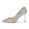 Jimmy Choo Women's Romy 85 Glitter Fabric High Heels