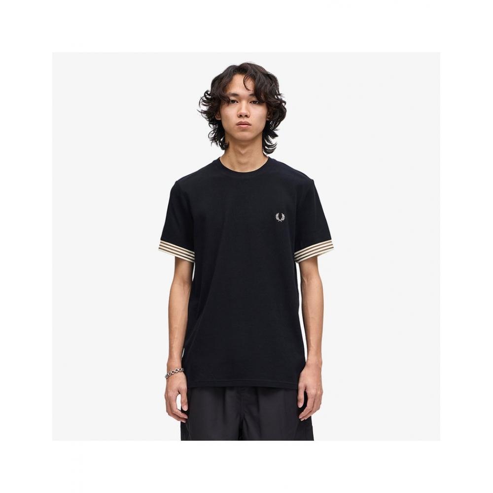

Fred Perry Striped Cuff Tee 102 Afpm2417707 102 M