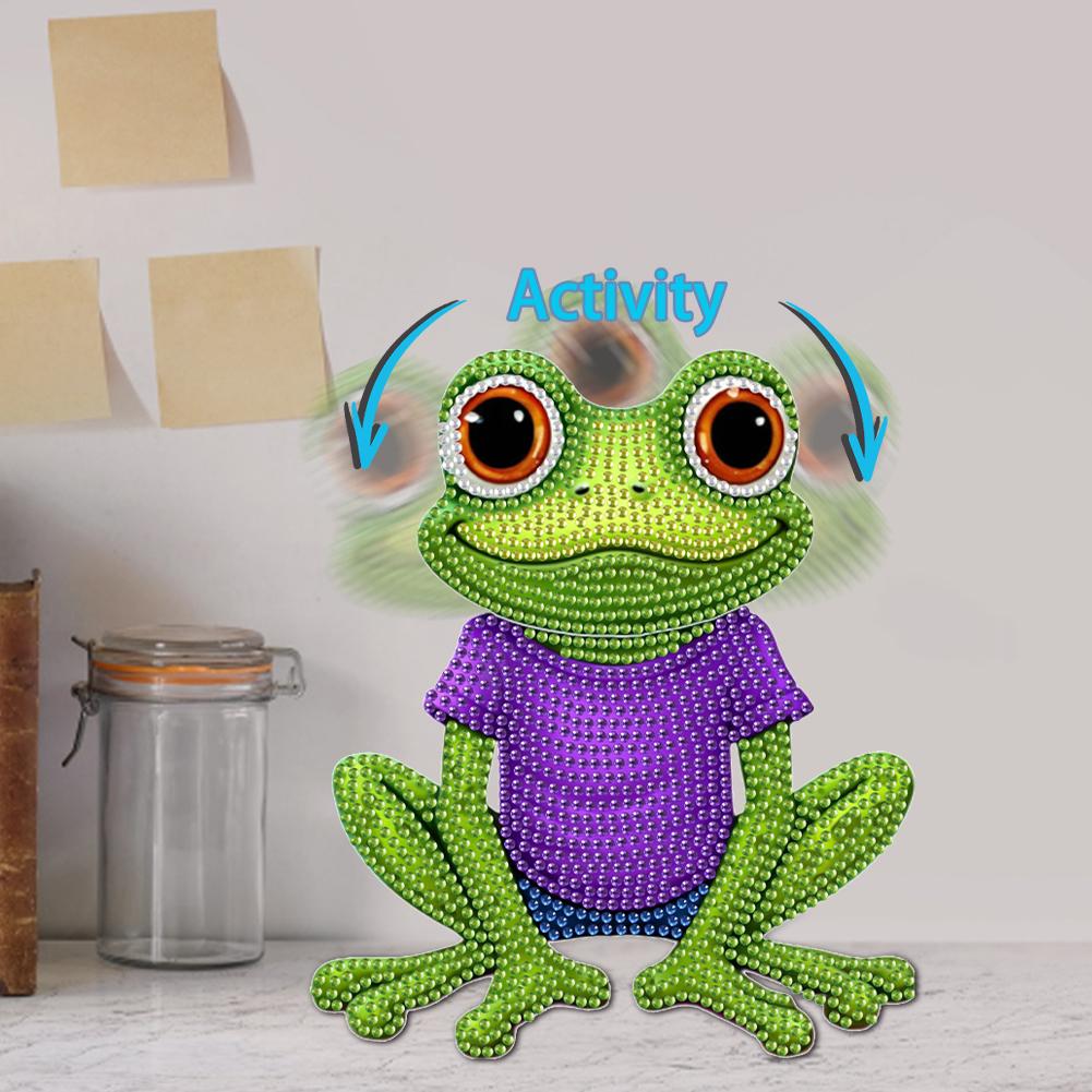 Acrylic Shaking Head Animal Table Top Diamond Painting Ornament Kits 5D DIY Diamond Art Tabletop Decorations Bedroom Table Decor