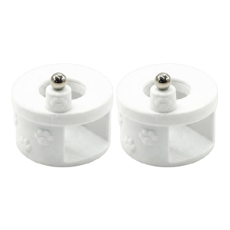 

3D Printed Nail Polishes Magnets With Smooth Rotation For Customized Cats Eye Looks белый