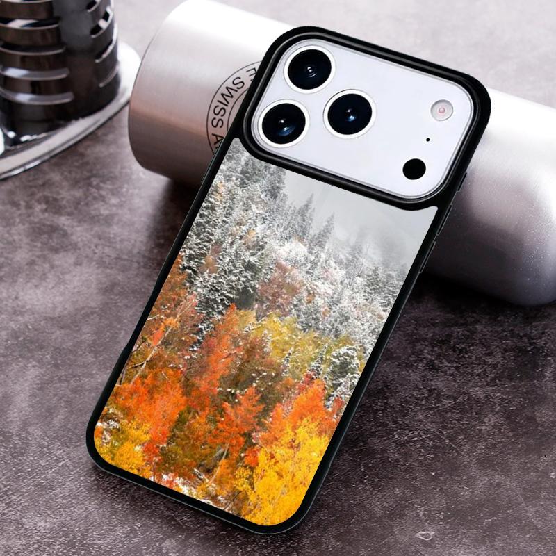 Fall Autumn Winter Art Phone Case for iPhone 17 16 15 Pro Max Air 14 13 12 11 Plus Shockproof Cover
