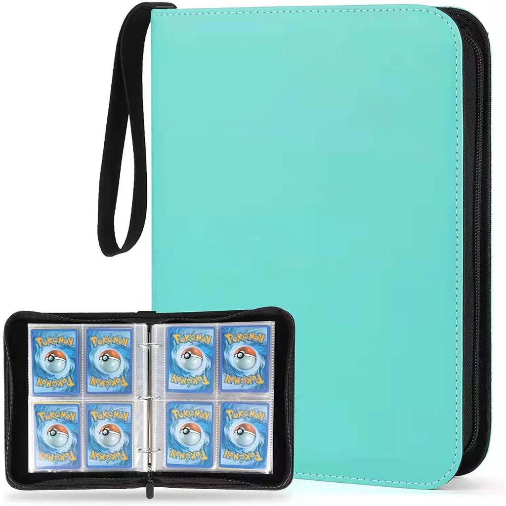 Zipper style card book, 4/9 compartments, game card book, game collection book package,Christmas gift, Stocking stuffers, Valentine's Day gift