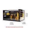 Non-Toxic 1/24 Parking Lot Display Decoration Simulation Models Exquisite Alloy Assembly Repair Shop Diecast Garage With Light Toys Gift
